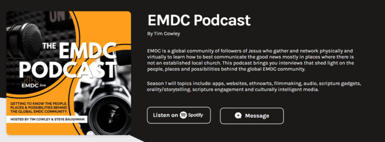 EMDC Podcast Launch