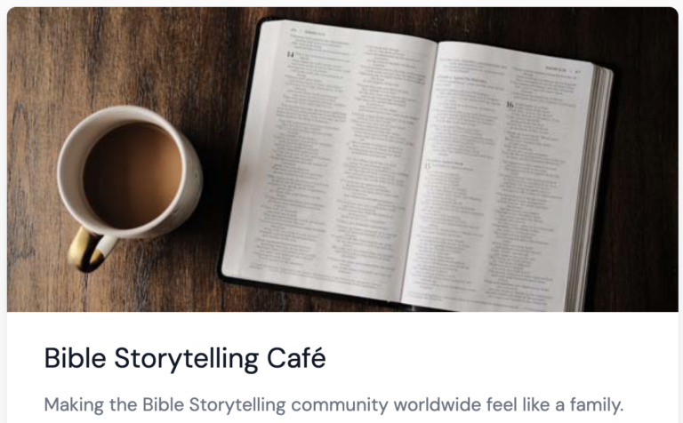 EMDC Academy – Bible Storytelling Café Oct.27 – Testimonial Storytelling in Missions